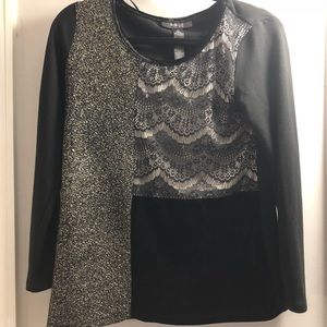Party wear Black & golden top